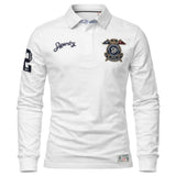 Superdry Mens Double Emblem Rugby Top Chalk White Northern Ireland