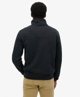 Superdry Mens Essential Logo Half Zip Sweatshirt Eclipse Navy