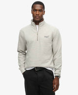Superdry Mens Essential Logo Henley Varsity Grey Grindle Northern