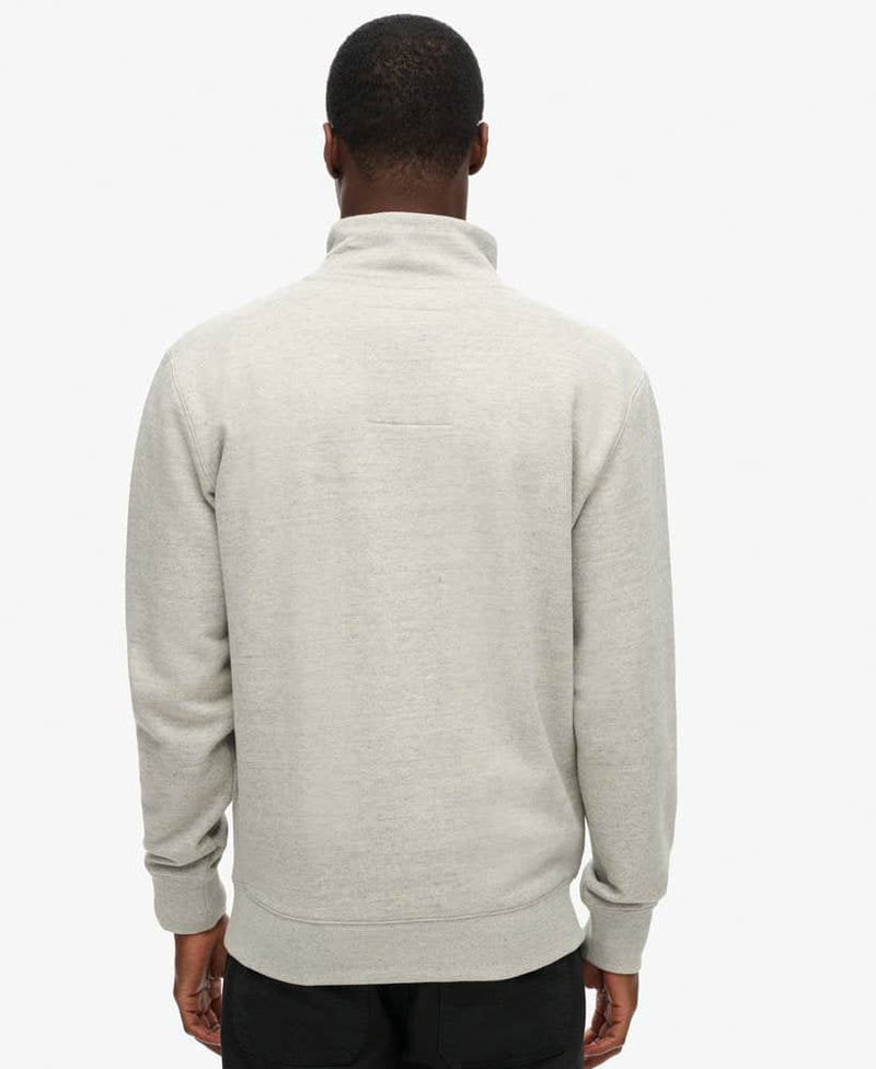 Superdry Mens Essential Logo Henley Varsity Grey Grindle Northern