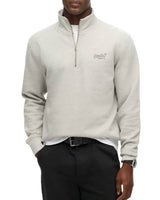 Superdry Mens Essential Logo Henley Varsity Grey Grindle Northern
