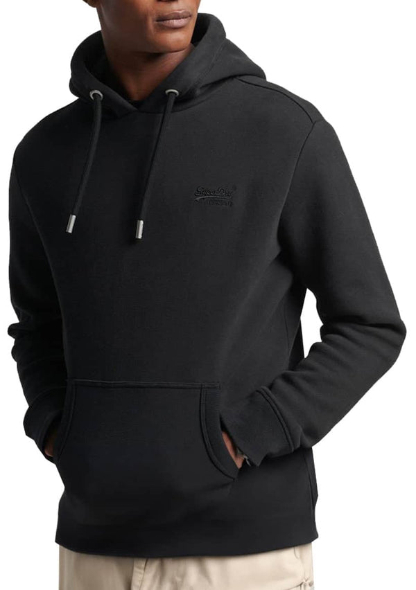 Superdry Mens Essential Logo Hoodie Black Northern Ireland Belfast
