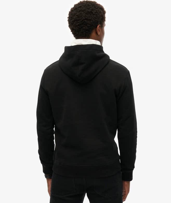 Superdry Mens Essential Logo Hoodie Black Northern Ireland Belfast