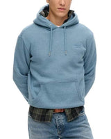 Superdry Mens Essential Logo Hoodie Bluestone Marl Northern Ireland