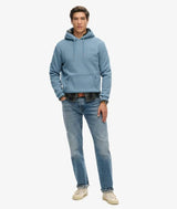 Superdry Mens Essential Logo Hoodie Bluestone Marl Northern Ireland