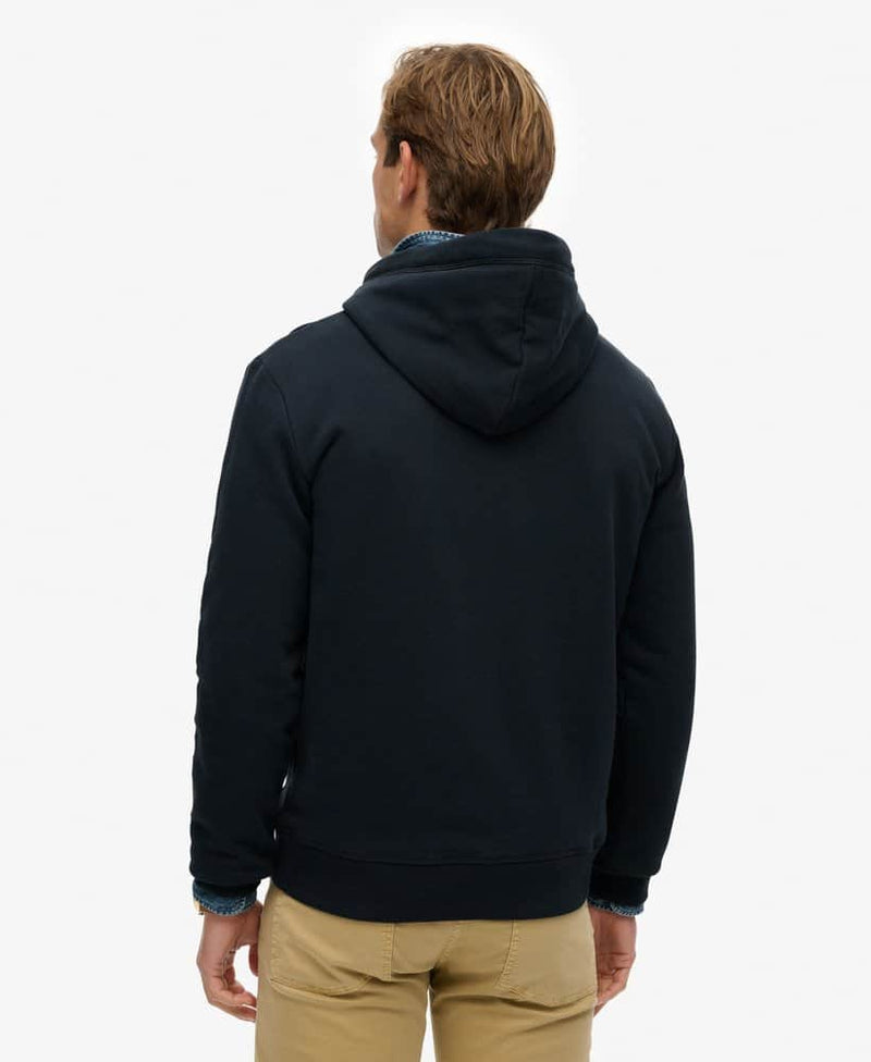 Superdry Mens Essential Logo Hoodie Eclipse Navy Northern Ireland