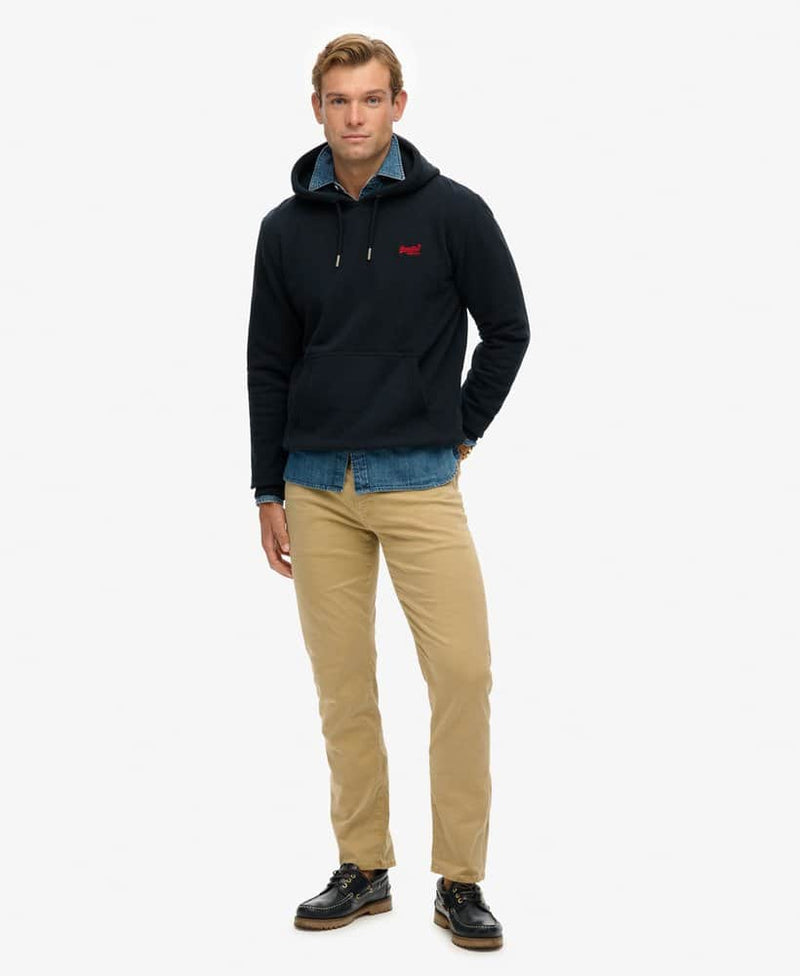 Superdry Mens Essential Logo Hoodie Eclipse Navy Northern Ireland