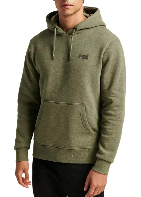 Superdry Mens Essential Logo Hoodie Faded Sage Green Northern Ireland