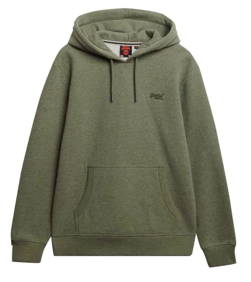Superdry Mens Essential Logo Hoodie Faded Sage Green Northern Ireland