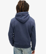 Superdry Mens Essential Logo Hoodie Heritage Navy Marl Northern