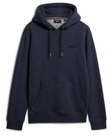 Superdry Mens Essential Logo Hoodie Heritage Rich Navy Marl Northern