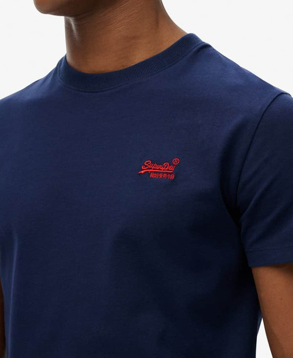 Superdry Mens Essential Logo T Shirt Atlantic Navy Northern Ireland