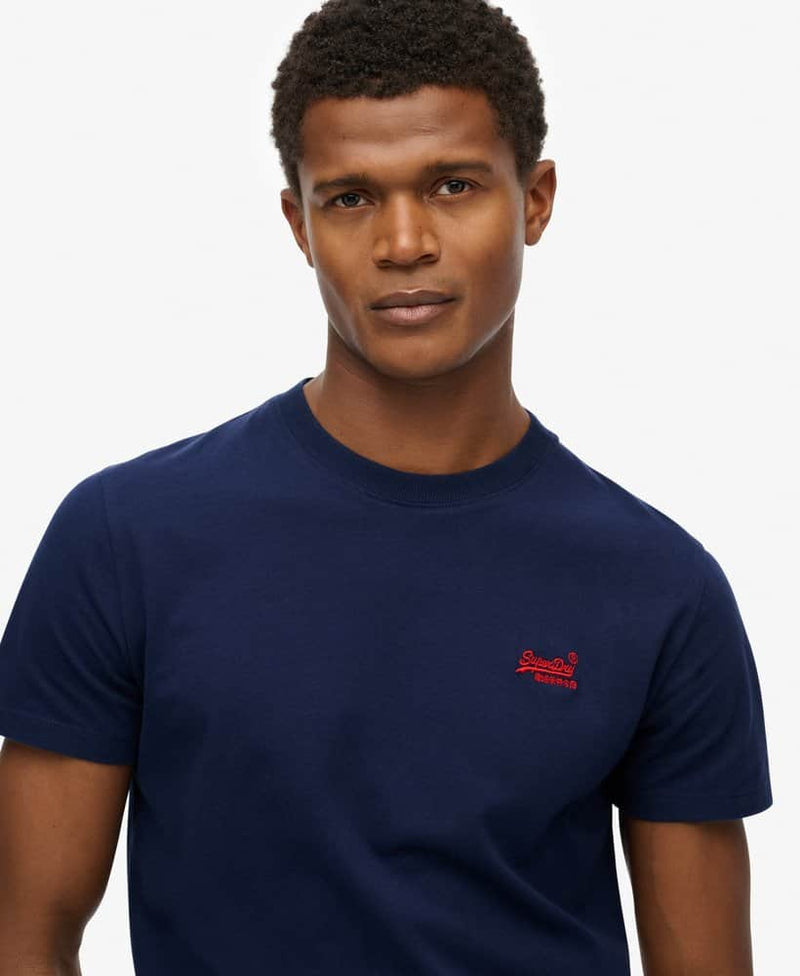 Superdry Mens Essential Logo T Shirt Atlantic Navy Northern Ireland