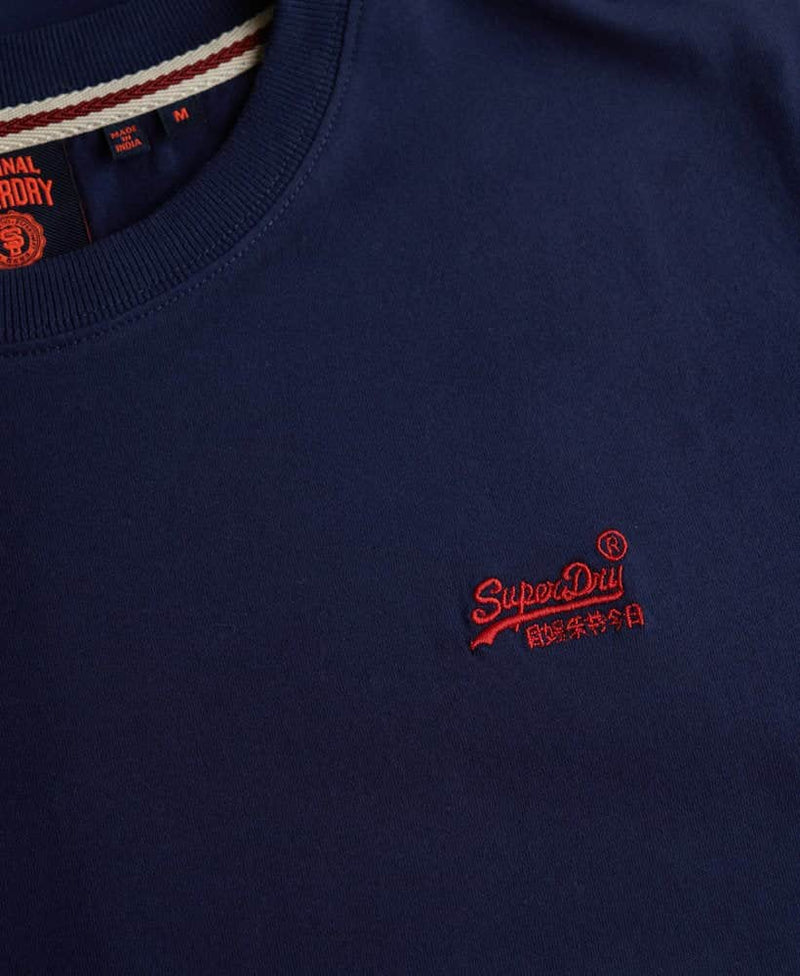 Superdry Mens Essential Logo T Shirt Atlantic Navy Northern Ireland