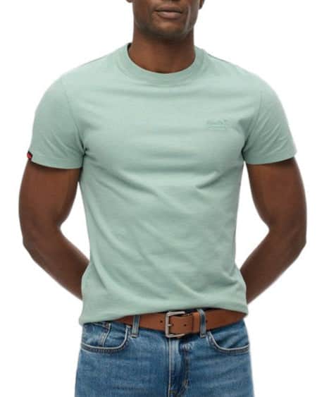 Superdry Mens Essential Logo T Shirt Blue Surf Northern Ireland