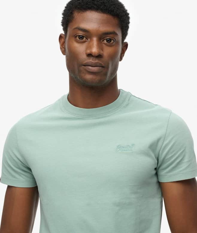 Superdry Mens Essential Logo T Shirt Blue Surf Northern Ireland