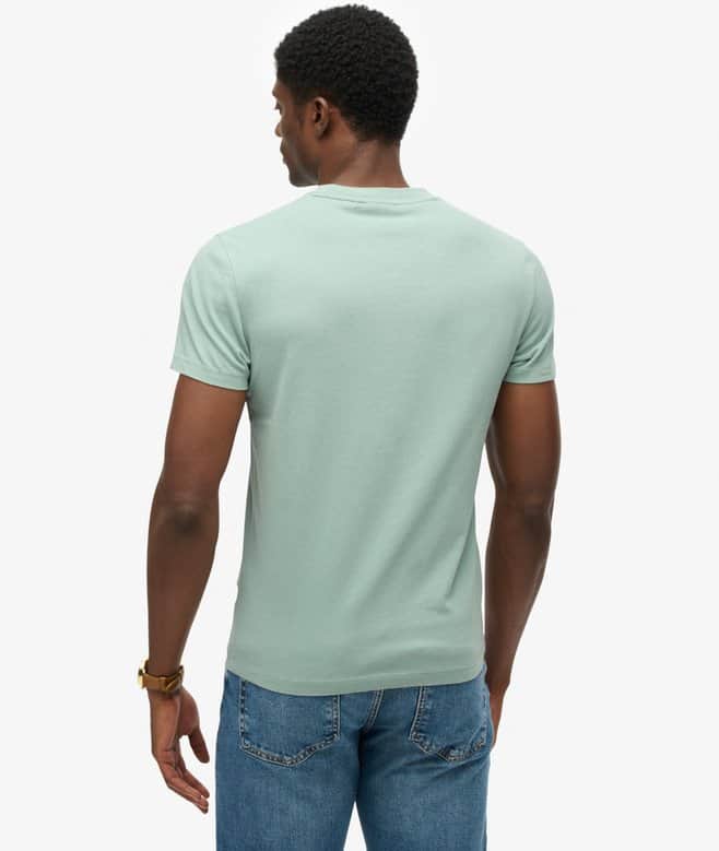 Superdry Mens Essential Logo T Shirt Blue Surf Northern Ireland