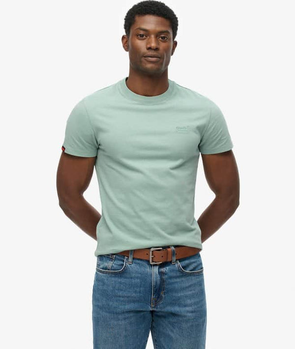 Superdry Mens Essential Logo T Shirt Blue Surf Northern Ireland