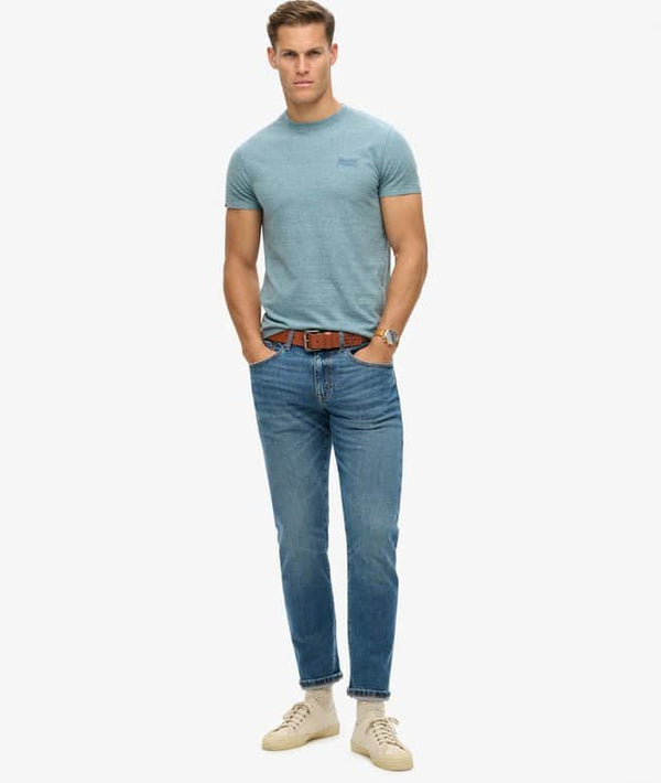 Superdry Mens Essential Logo T-Shirt Desert Sky Northern Ireland
