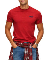 Superdry Mens Essential Logo T-Shirt Expedition Red Northern Ireland