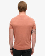 Superdry Mens Essential Logo T-Shirt Fired Orange Grit Northern