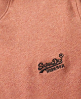 Superdry Mens Essential Logo T-Shirt Fired Orange Grit Northern