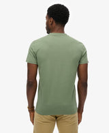 Superdry Mens Essential Logo T-Shirt Laurel Khaki/Red Northern
