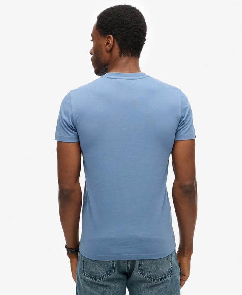 Superdry Mens Essential Logo T-Shirt Moonlight Blue Northern Ireland