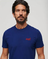 Superdry Mens Essential Logo T - Shirt Supermarine Blue Northern