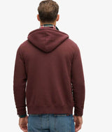 Superdry Mens Essential Logo Zip Hoodie Tawny Port Northern Ireland