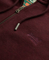 Superdry Mens Essential Logo Zip Hoodie Tawny Port Northern Ireland