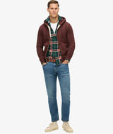 Superdry Mens Essential Logo Zip Hoodie Tawny Port Northern Ireland