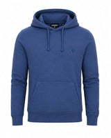 Superdry Mens Essential SD Co Logo Hoodie Hampton Blue Northern