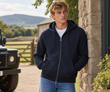 Superdry Mens Essential SD Co Logo Zip Hoodie Dark Navy Northern