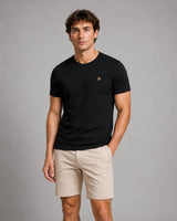 Superdry Mens Essential SDCO Logo Emb T-Shirt Black/Gold Northern