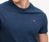 Superdry Mens Essential SDCO Logo Emb T-Shirt Deep Blue Sea