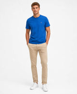 Superdry Mens Essential SDCO Logo Emb T-Shirt Monaco Blue/Pink