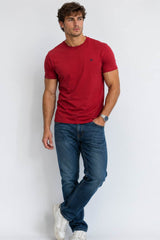 Superdry Mens Essential SDCO Logo Emb T-Shirt Optic Expedition