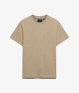 Superdry Mens Essential SDCO Logo Emb T-Shirt Tan Brown Northern
