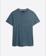 Superdry Men’s Essential Vintage Logo Embroidered T-Shirt Alaskan Blue