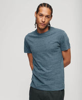 Superdry Men’s Essential Vintage Logo Embroidered T-Shirt Alaskan Blue