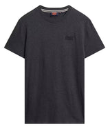 Superdry Men’s Essential Vintage Logo Embroidered T-Shirt Raven Black