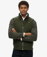 Superdry Mens Estate Fleece Gilet Olive Green Northern Ireland Belfast