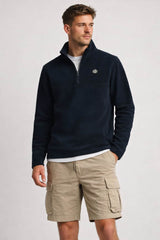 Superdry Mens Expedition Fleece Half Zip Eclipse Navy Northern