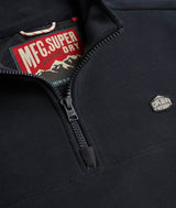 Superdry Mens Expedition Fleece Half Zip Eclipse Navy Northern