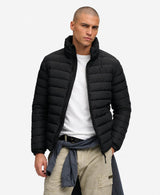 Superdry Mens Fuji Midweight Padded Jacket Black Northern Ireland