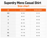 Superdry Mens Long Sleeve Cotton Lumberjack Shirt Navy/Red Northern