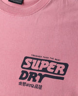 Superdry Mens Mesa Trade Tools Loose Fit T-Shirt Rose Pink Northern