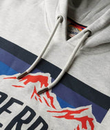 Superdry Mens Mountain Relaxed Hoodie Glacier Grey Northern Ireland
