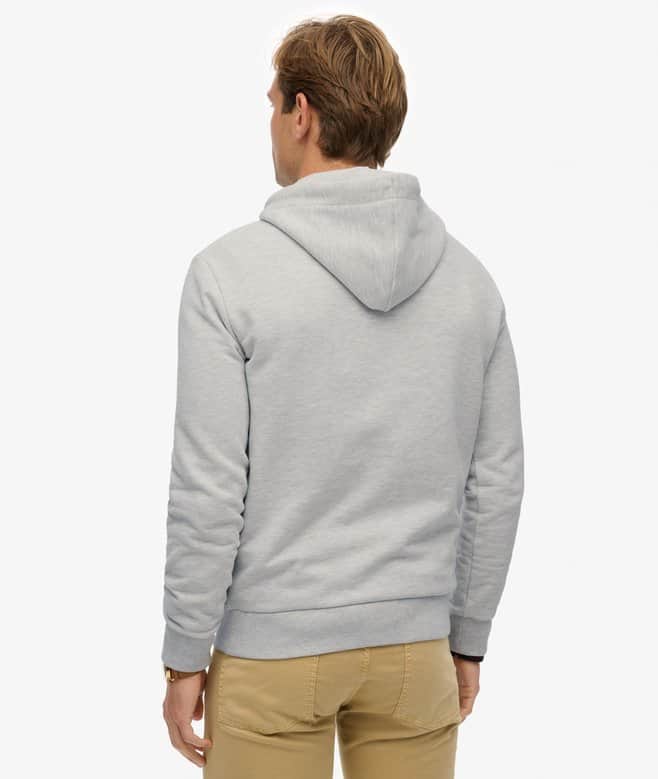 Superdry Mens Mountain Relaxed Hoodie Glacier Grey Northern Ireland